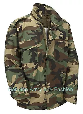 £54.90 • Buy M65 Jacket Army Military Combat US Field Quilted Liner Vintage Camo DPM Woodland