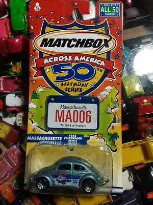 MatchBox Across America 50Th Birthday Series Massachusetts #6. 1962 Volkswagen. • $9