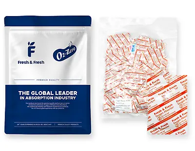 Fresh & Fresh (100 Packet) 300 CC Premium Oxygen Absorbers-(1 Bag Of 100 Packet) • $15.99