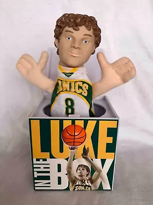 Rare Vintage Seattle Supersonics Sonics Luke Ridnour Luke In The Box Toy • $16.50