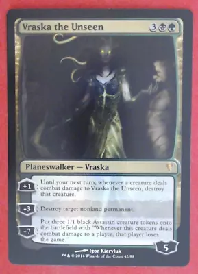 $2.99 • Buy MTG Bling - Foil Planeswalker - Vraska The Unseen - DD: Jace Vs. Vraska -i101