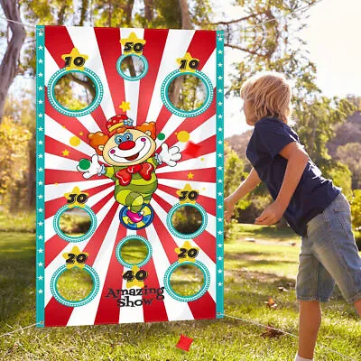 Bean Bag Toss Game Fun Set Kids Family Outdoor Toys Decorations Theme Party • $15.99