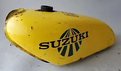 1975 Tm125 Suzuki Tm 125 Gas Ahrma Vintage Motocross Rising Sun Tank • $245