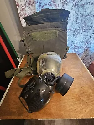 US Military MSA 12940-96Gas Mask WITH BAG Size L With Shade Cover • $120