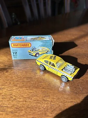 MATCHBOX Superfast 72D Maxi Taxi Yellow With Box • $34.99