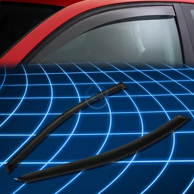 Tint Tape-on Window Visor Wind Sun Rain Deflector For 2006-2011 Civic Coupe FG • $34.95