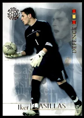 Futera World Football 2004 - Iker Casillas Spain No. 6 • £1