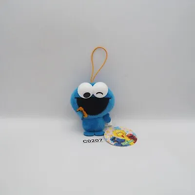 Elmo Sesame Street C0207 Cookie Monster 2.5  Sk Japan Plush Mascot Toy Doll • $10.39