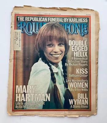 VTG Rolling Stone Magazine March 25 1976 Issue 209 Mary Hartman Cover • $17.95