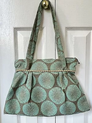 Maruca Shoulder Purse Bag Brown Turquoise Handmade In Boulder Colorado USA • $24