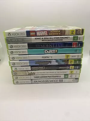 Xbox 360 Game Bundle 10 X RARE Games Bulk Lot PAL - Harry Potter Minecraft Etc • $120