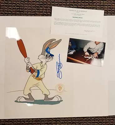  Baseball Bugs  Bugs Bunny Cel HAND SIGNED Jim Palmer Hall Of Fame HOF • $430