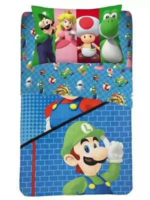 Super Mario Kids Twin/Full Blanket With Sheet Set-W18171446201 W51095064823 • $61.95