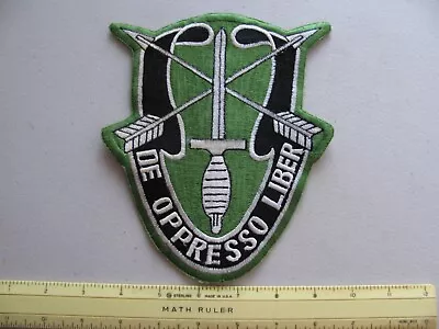 Vietnam Era Us Special Forces  De Oppresso Liber  Large Colored Jacket Patch • $24.95