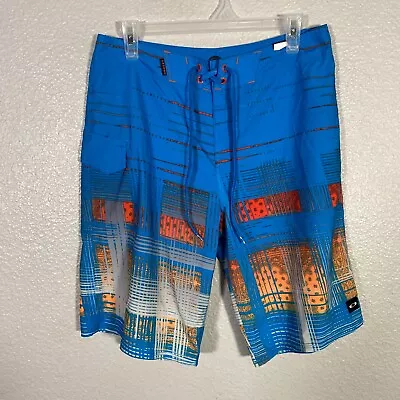 Oakley Board Shorts Mens 31 Blue Orange Swimming Surfing • $4