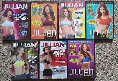 Jillian Michaels Killer/Shred DVD Series  Lot Of 7 Exercise Videos • $5