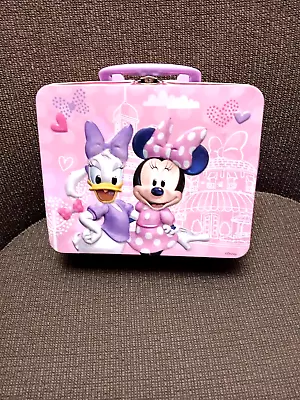 Disney | Minnie Mouse And Daisy Duck Metal Lunch Box 8 X 6.5 X 3.5 • $7.99