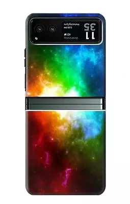 S2312 Colorful Rainbow Space Galaxy Case For Motorola Razr 40 • $20.99