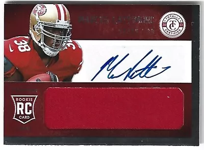 2013 Panini Totally Certified Marcus Lattimore Rookie Auto Autograph Jersey /299 • $4.99