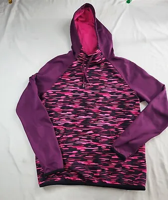 Nike Therma Fit Hoodie Womens Size Medium M Pink Magenta Camo Pullover • $20