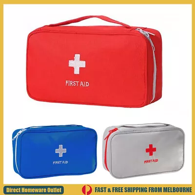 First Aid Pouch Bag Emergency Holiday Medical Work Travel Car Durable Empty • $7.99