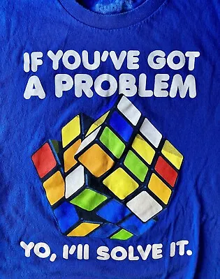 If You’ve Got A Problem Yo I’ll Solve It /Vanilla Ice T-Shirt / Rubik’s / Small • $12.99