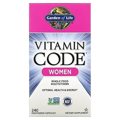 Vitamin Code Whole Food Multivitamin For Women 240 Vegetarian Capsules • $60.89