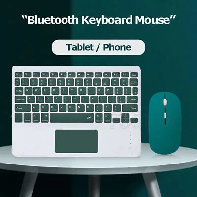 Touchpad Keyboard Mouse For Samsung Galaxy Tab A A7 A8 S9 S7 S8 S6 Lite Tablet • £15.19