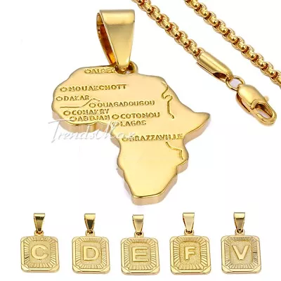 Gold Filled 26 Initial Letter A-Z Pendant Chain Necklace Customized Link 18-26  • $7.99