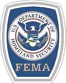 FEMA Blue Dept Of Homeland Security Reflective Or Matte Vinyl Decal Sticker DHS • $2.75