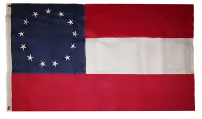 4x6 Embroidered 1st National Stars Bars 13 600D Nylon Flag 4'x6' Heavy Duty • $64.88