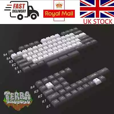 [6 COLOURS] 84 Pcs Mechanical Keyboard Keycaps - Doubleshot PBT For MX Switches • £14.99