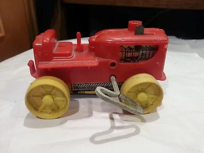 Vintage Mar Toy Small Wind Up Tractor Plastic And Tin. Works • $29.99