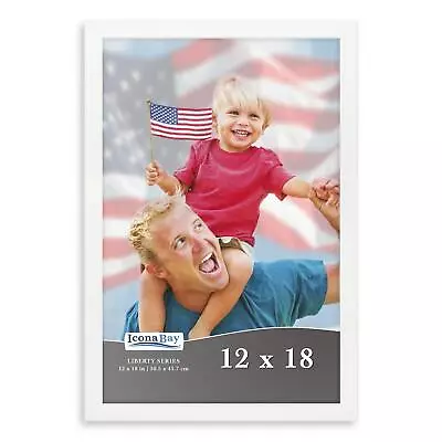 12x18 White Frame Sturdy Wood Composite Frame (not PS Plastic) Modern Style... • $34.55