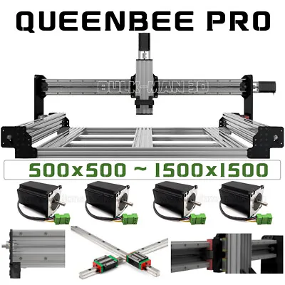QueenBee PRO CNC Router Machine 4 Axis Mechanical Kit Lead Screw CNC Engraver • $760.80