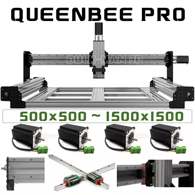 QueenBee PRO CNC Router Machine 4 Axis Mechanical Kit With Tingle Tension System • $840.80