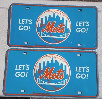 Vintage New York Mets License Plate • $33