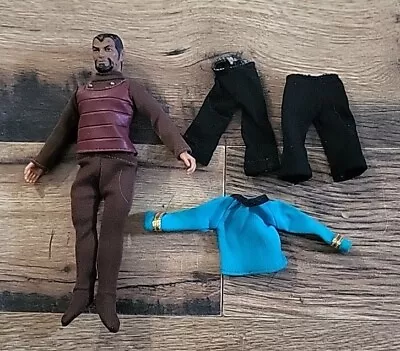 Vintage Lot 1974 Mego Star Trek Klingon Original 8  W/Spock Oufit & Extra Pants • $25