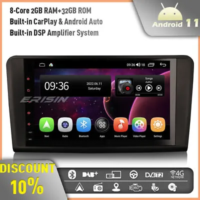 8-Core 9  Android 11 Car Stereo GPS Sat Nav DAB+ Mercedes ML/GL Klasse W164 X164 • £157.81