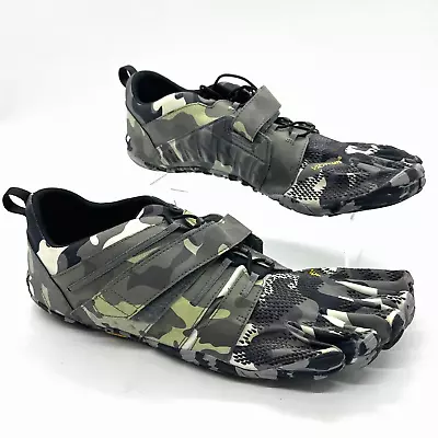 Vibram FiveFingers Men's Gray Camo V-Train 2.0 21M7702 - SIZE US 14-15 (EU 50) • $135