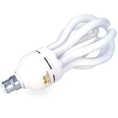 105W BC B22 Daylight Hydroponics Energy Saving CFL Plant Grow Lights Spiral Bulb • £9.99