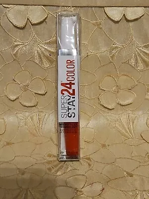 Maybelline-Super Stay 24 Color-210 NON-STOP ORANGE-Micro-Flex-ANTI TRANSFER-NEW! • $9.99