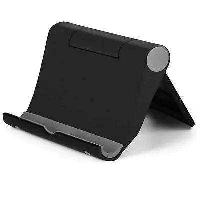 £4.50 • Buy IPad Tablet IPhone Desk Stand Holder Mobile Phone Folding Portable Black 