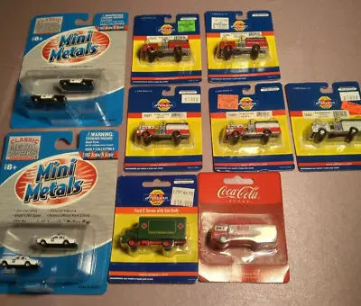 N 1 160 Scale Athearn Classic Metal Works Fire Police Rescue Truck Lot Coke NEW • $299.99