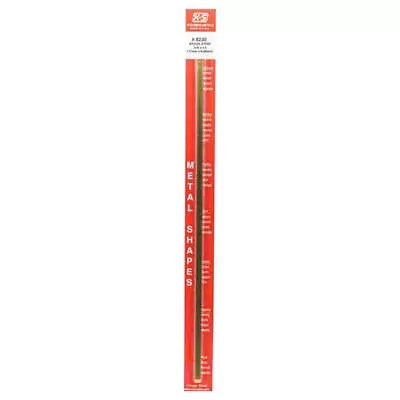 K&S 8230 Brass 12 L In. Strip 0.016 X 1/4 W In. • $6.95