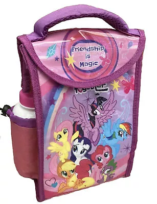 My Little Pony Friendship Is Magic Lunch Snack Bag & Water Bottle Nip • £13.25