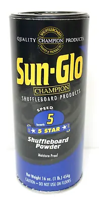 Sun-Glo #5 Speed Shuffleboard Powder Wax 16 Oz Can Single • $14.99