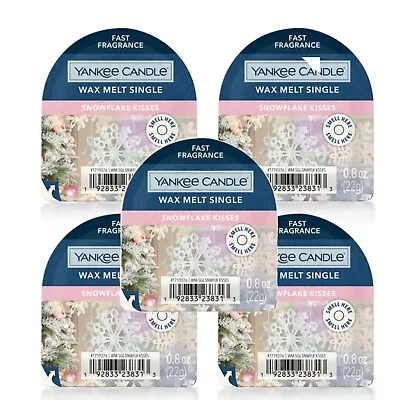 Yankee Candle Wax Melts Peach Strawberry Raspberry Violet Sandalwood Scent 5 PC • £13.62