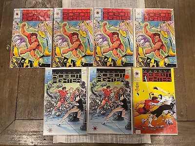 Lot Of 7 Magnus Robot Fighter 1 (x2) 7 8 (x4) Valiant VH1 1991 WITH Coupons NM • $39.99