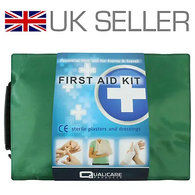 FIRST AID KIT Bag Box Car Work Hiking Ifak Instructions Emergency Pouch Travel • £16.99